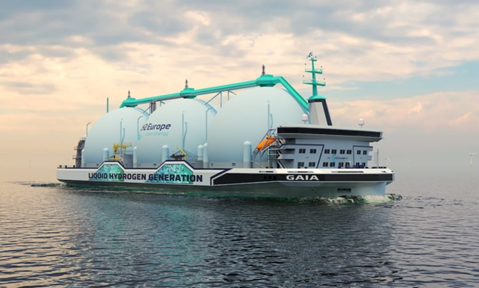 European design for a 37,500 cu m liquefied hydrogen carrier unveiled